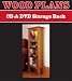 CD & DVD STORAGE RACK WOODWORKING PAPER PLAN PW10035