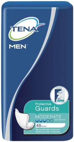 Tena for men protective guards, moderate absorbency, 48 count