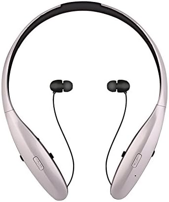 Bluetooth Headset Headphone,Joysounds HBS-960 Neck Strap Style Earphone Headphone for iPhone 6 6S 5 5S, Samsung, sony, Note 4 3 2 Android Cellphones Enabled Bluetooth Device (Silver)