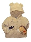 Western Hooded Jacket by Baby Essentials - Beige - 6 Mths