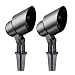 Tools & Hardware : Intermatic LT90002T Malibu 2-Pack Low Voltage 10-Watt Halogen Floodlight, plus 50-Feet Cable and 44-Watt Power Pack/Timer, Black