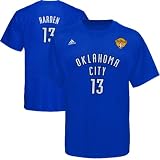 adidas James Harden Oklahoma City Thunder 2012 NBA Finals Replica Player T-Shirt - Royal Blue Amazon.com