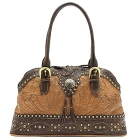 American West Mojave Dunes Zip Top Tote-Like Satchel