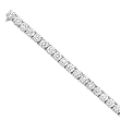 14K White Gold 5 ct. Diamond 4 Prong Bracelet