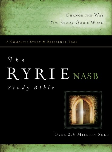 The Ryrie NAS Study Bible Hardback Red Letter (Ryrie Study Bibles 2008)