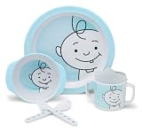 ORE Originals Peek A Boo Dish Set Blue