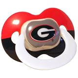 Baby Fanatic Georgia Bulldogs Pacifier Set of 2