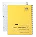 TOPS Lefty Kraft Cover Notebook, 9 x 11 Inch, College Rule, 80 Sheets, Assorted Colors (65128)