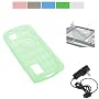 Sony walkman S544 S545 Series TPU Silicone Case + Screen Protector + Wall Charger for Sony walkman (Many Colors Available)