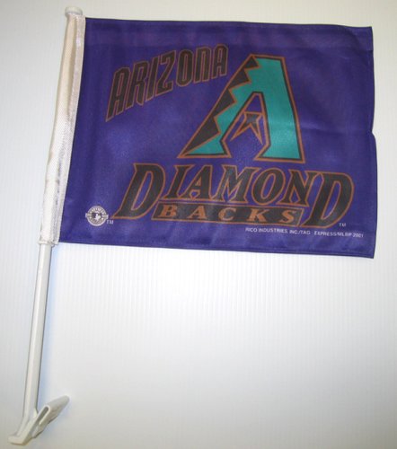Arizona D-backs MLB Car Flag