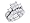 Princess Cut Diamond Engagement Ring & Wedding Band Set 1.0 Carat (ctw) in 10K White Gold, Size 5