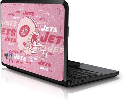 NFL® New York Jets - Breast Cancer Awareness Vinyl Laptop Skin for HP Pavilion G6x at Amazon.com