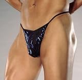 Mens MICRO FOIL Thong Nylon Lycra