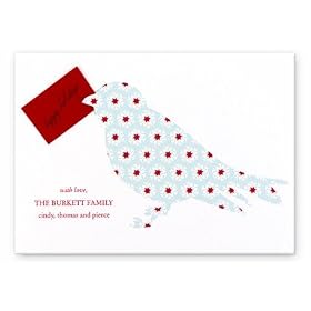 Checkerboard Social Holiday Greeting Cards - Message Of Cheer