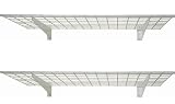 HyLoft 967 45-by-15-Inch Wall Shelf, 2-Pack