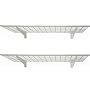 HyLoft 631 48-by-24 Inch Wall Shelf, 2-Pack