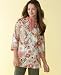 Charter Club Three-Quarter-Sleeve Floral Tunic