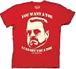 The Big Lebowski Want A Toe Red Adult T-shirt
