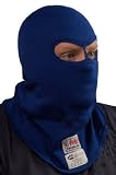 G-Force 41122L2BU SFI Blue Double Layer Flame-Retardant Balaclava with 2 Eyeports