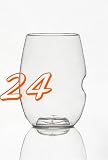 govino Stemless Shatterproof Wine Glasses - 24 Pack