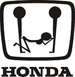 Honda Threesome vinyl decal sticker