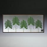 F-style リーフパネル・Philodendron bipinnatifidum セローム　4枚 　570x1375x30mm