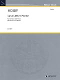 Last Letter Home: Solo Version for Baritone and Piano