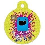 Hello - Custom Pet ID Tag for Cats and Dogs - Dog Tag Art