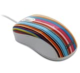 Canyon CNL-MSO07S Super Optische schnurgebunden Maus (1000dpi, USB2.0) streifen bunt