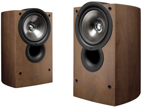 KEF iQ1 Walnut (Pair) 2-Way Bookshelf Speakers