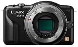 Panasonic - Lumix DMC-GF3 - Compact hybride - Bo�tier nu - 12,1 Mpix - Noir