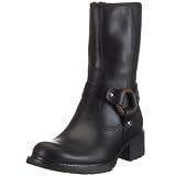 Timberland 'Charles Street Mid' Harness Boots Ladies (Wide) - Black by Timberland