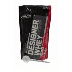 ESN - Designer Whey Protein 1000g Standbeutel + ( inkl. Special-Fitness Dosierloeffe ), Schoko