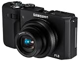Samsung EX1 Digitalkamera  (24 mm Ultraweitwinkel, 10 Megapixel, Lichtstarkes F1,8-Objektiv, Schwenkbares 7,62 cm AMOLED-Display) schwarz