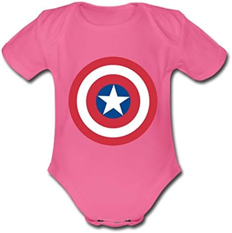 18 Months Infants Captain America HotPink Bodysuit