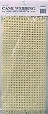 Commonwealth Basket Cane Webbing 1 2-Inch Fine Open Mesh 18-Inch by 18-Inch - Natural