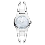 Movado Womens 0606538 Amorosa Stainless Steel White Mother-of-pearl Watch by Movado
