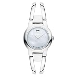 Movado Womens 0606538 Amorosa Stainless Steel White Mother-Of-Pearl Watch