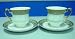 12 Pc Fluer-de-lis Coffee/Tea Cup & Saucer Set