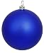Matte Midnight Blue Commercial Shatterproof Christmas Ball Ornament 3.25" (80mm)