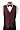 Arkansas Vest Black Vest with Razorback Logo