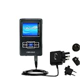 International Wall / AC Charger for the iRiver H340 - Gomadic Brand w/ TipExchange Technology