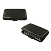 2-TECH Kreditkartenetui Alu Case Wallet Schwarz