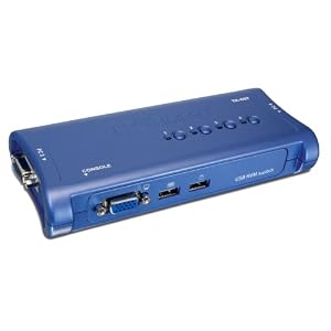 TRENDnet 4-Port USB KVM Switch Kit (Includes 4x KVM Cables)