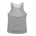 Mosunx(TM) Sexy Women Lace Vest Top Sleeveless Blouse Fashion Tank Tops T-Shirt (XXL, Gray)