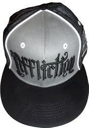Men's Affliction Hat Baseball Cap Gothic with Cross Black/Grey