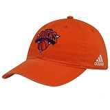 NBA adidas New York Knicks Orange Basic Logo Slouch Adjustable Hat