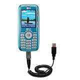 Coiled Power Hot Sync and Charge USB Data Cable w/ Tip Exchange for the LG Scoop - Gomadic Brand