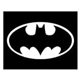 BATMAN New LOGO Vinyl STICKER / DECAL For Cars,Trucks,Notebooks,Etc. 4.5 WHITE