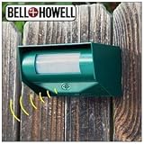 Bell + Howell 50107 Motion Activated Ultrasonic Battery Powered Animal Repeller